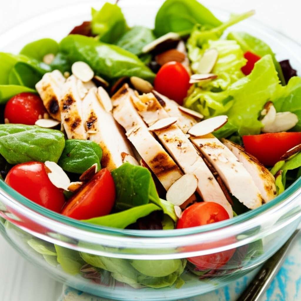 Generate a high-quality, relevant image prompt for an article about: 12 Best Salads For Fatty Liver