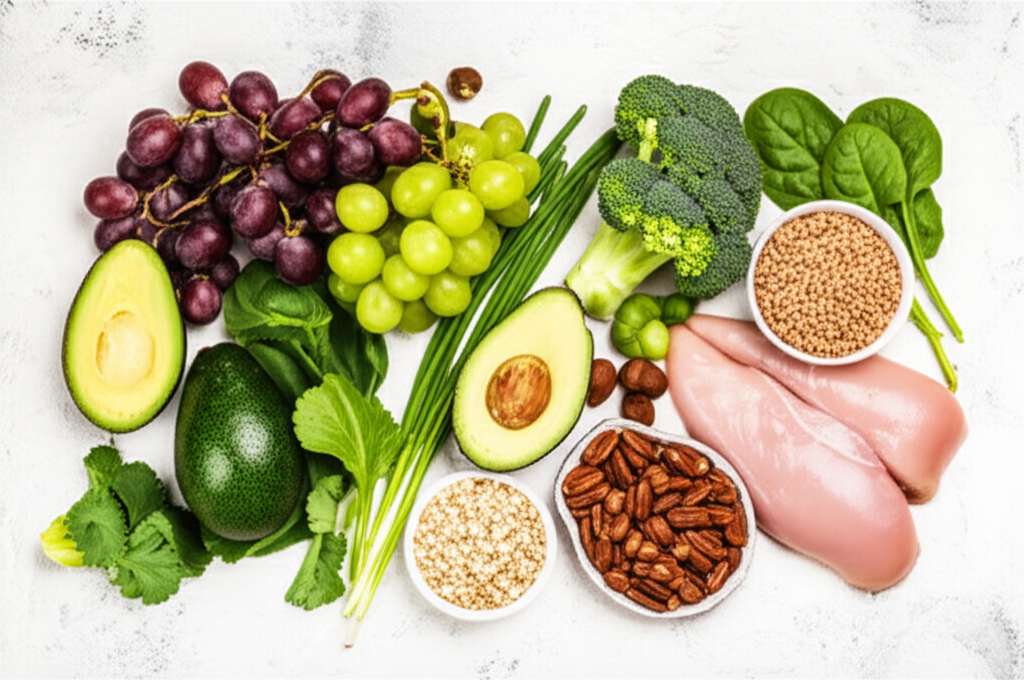 Generate a high-quality, relevant image prompt for an article about: 15 Best Foods For Fatty Liver W