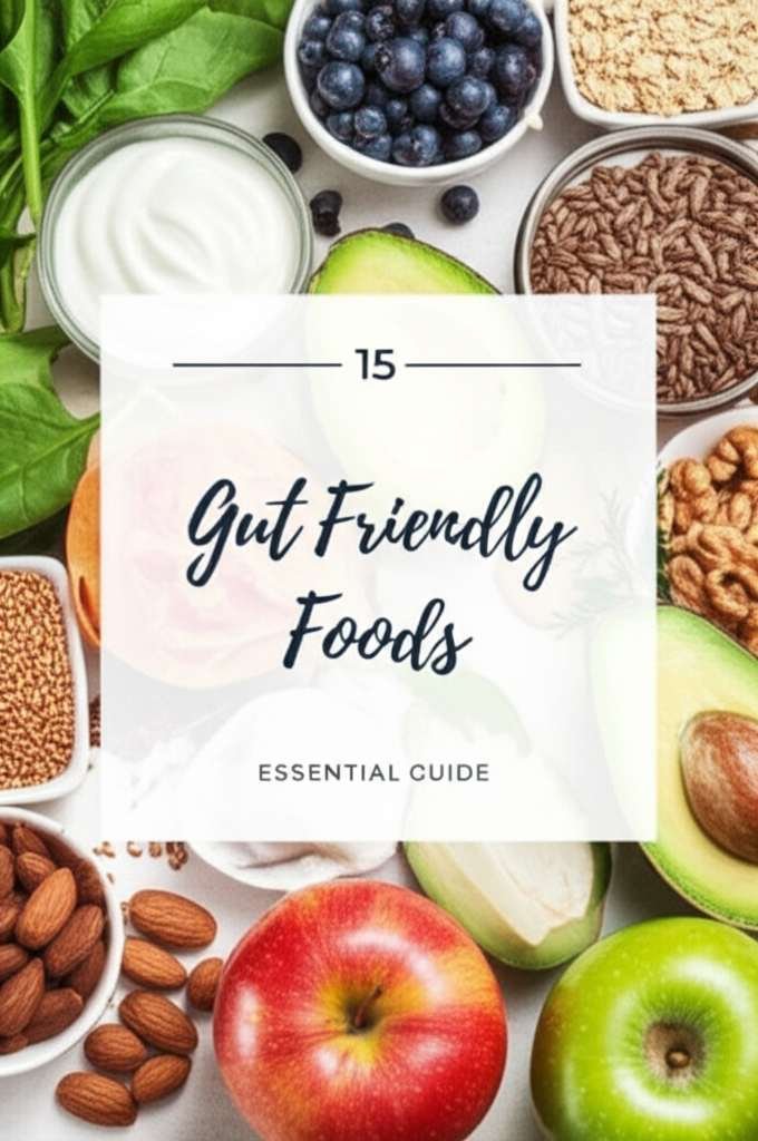 Generate a high-quality, relevant image prompt for an article about: 15 Gut Friendly Foods For Fatty