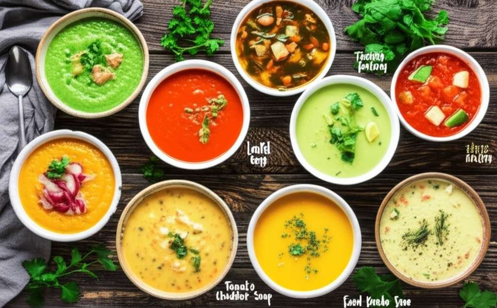 Generate a high-quality, relevant image prompt for an article about: 15 Best Soups For Fatty Liver W