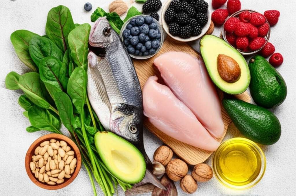 Generate a high-quality, relevant image prompt for an article about: What Foods Help Burn Fat In Fat