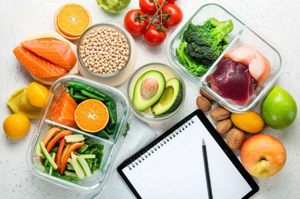 Generate a high-quality, relevant image prompt for an article about: How To Plan Meals For Fatty Liv