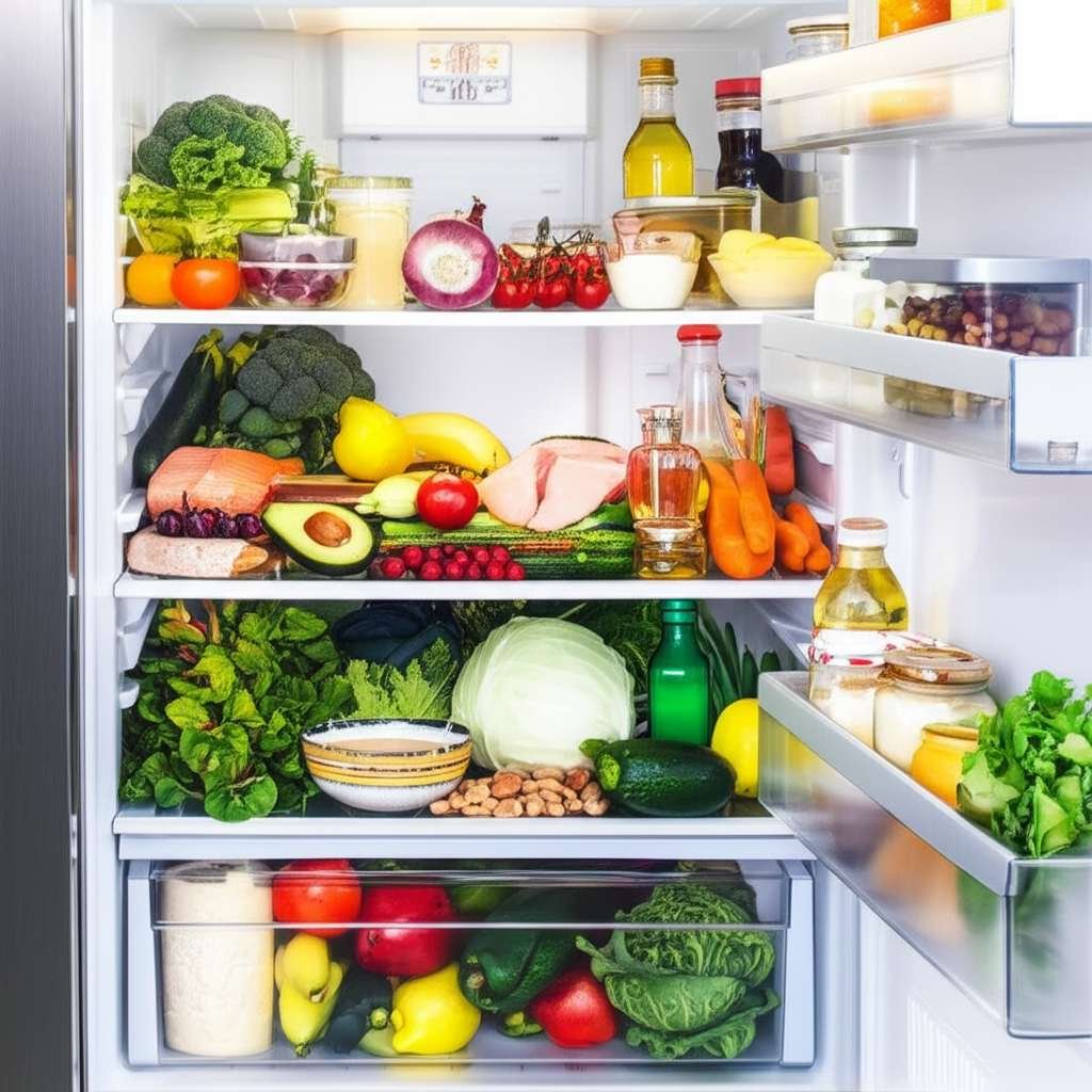 Generate a high-quality, relevant image prompt for an article about: What Groceries To Buy For Fatty