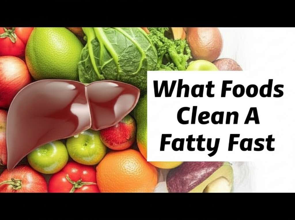 Generate a high-quality, relevant image prompt for an article about: What Foods Clean A Fatty Liver