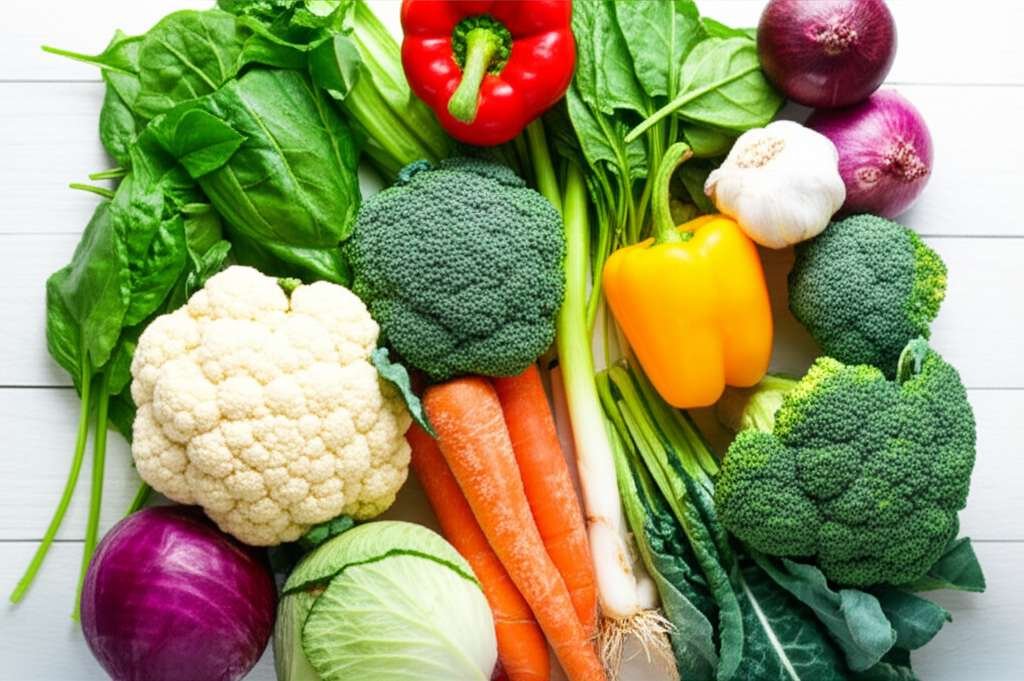 Generate a high-quality, relevant image prompt for an article about: What Vegetables Are Best For Fa