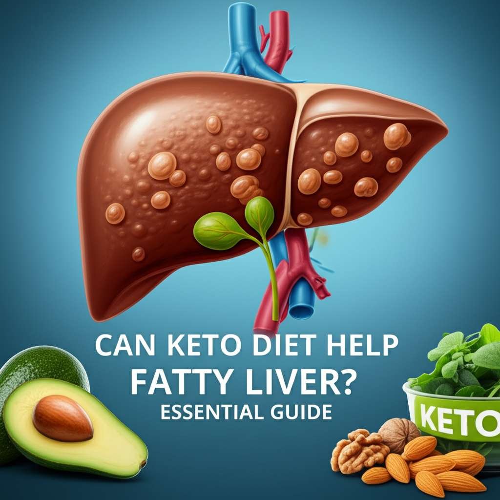 Generate a high-quality, relevant image prompt for an article about: Can Keto Diet Help Fatty Liver?