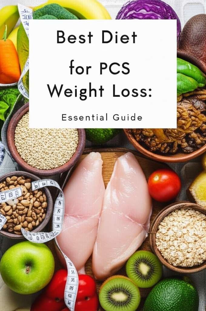 Generate a high-quality, relevant image prompt for an article about: Best Diet for PCOS Weight Loss:
