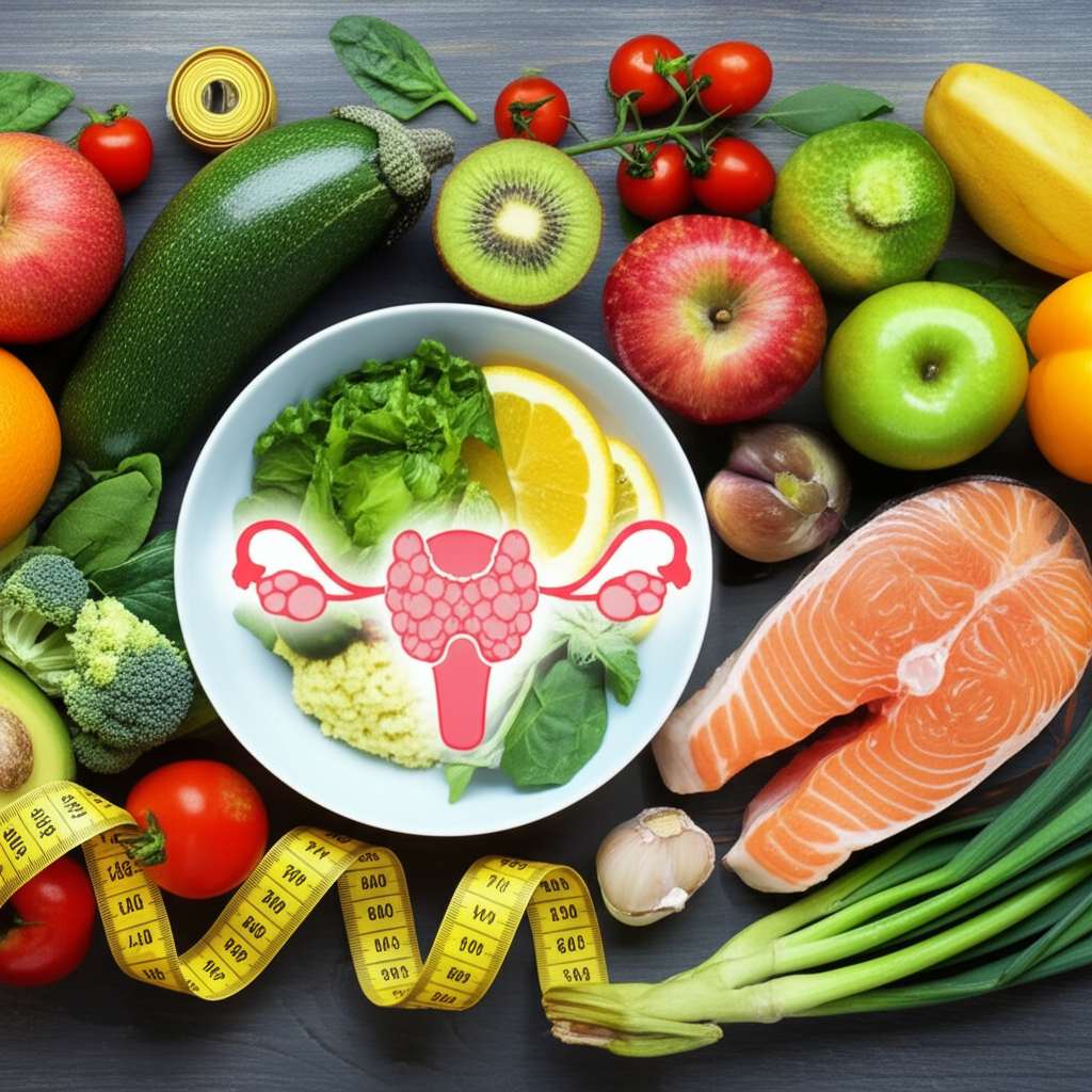 Generate a high-quality, relevant image prompt for an article about: How to Lose Weight with PCOS an