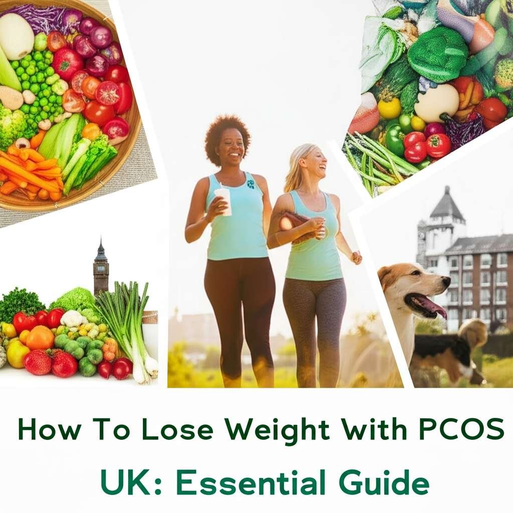 Generate a high-quality, relevant image prompt for an article about: How To Lose Weight With PCOS UK
