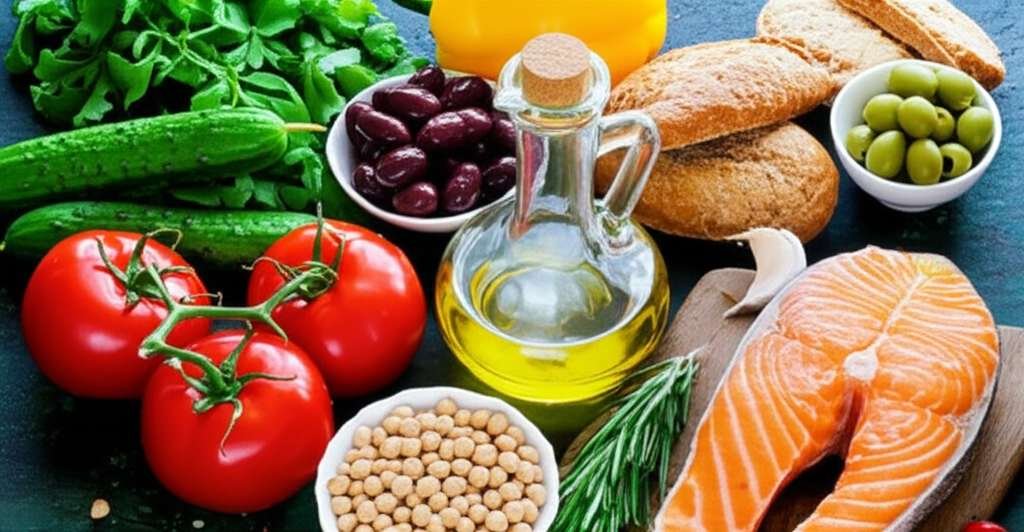 Generate a high-quality, relevant image prompt for an article about: Mediterranean Diet Food List: E