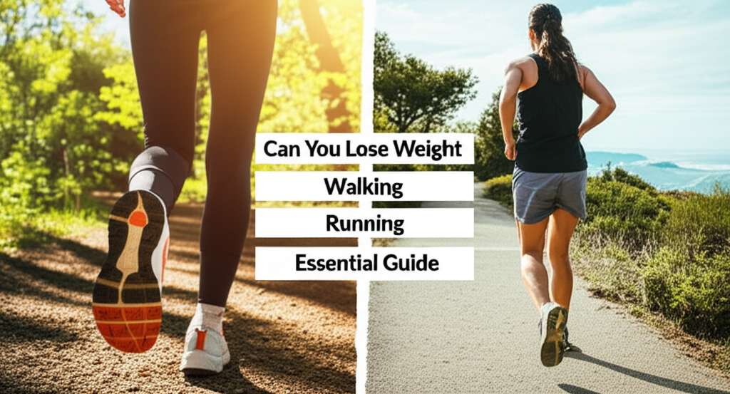 Generate a high-quality, relevant image prompt for an article about: Can You Lose Weight Walking vs
