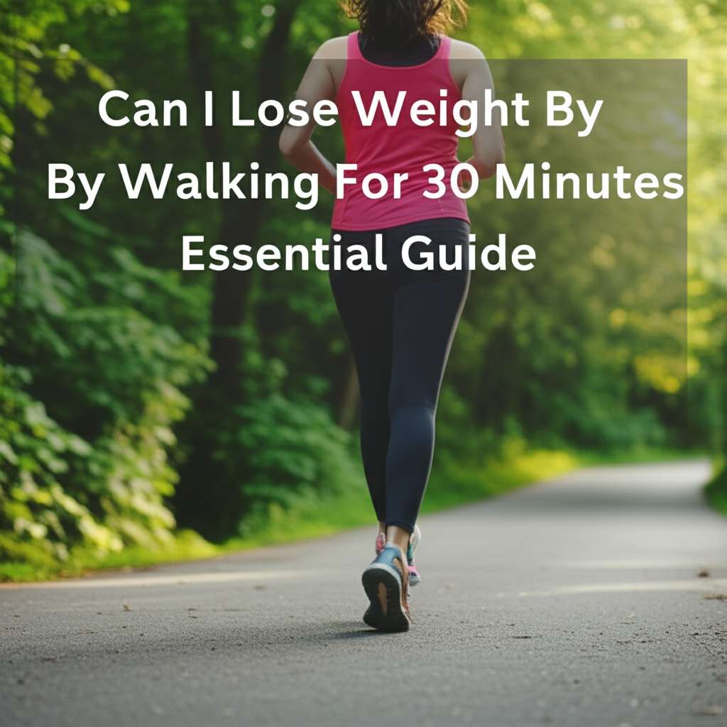 Generate a high-quality, relevant image prompt for an article about: Can I Lose Weight By Walking Fo
