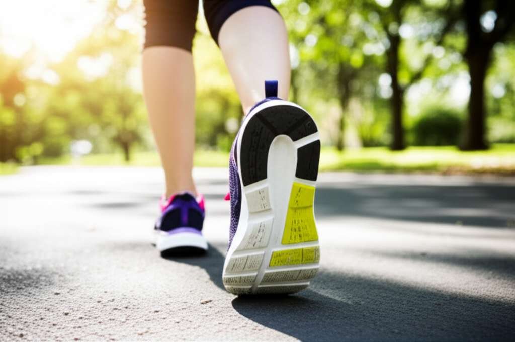 Generate a high-quality, relevant image prompt for an article about: Can I Lose Weight By Walking Ev