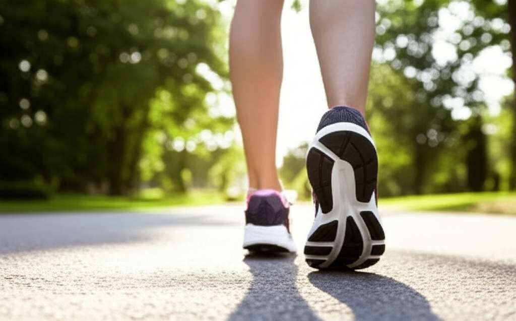Generate a high-quality, relevant image prompt for an article about: Can I Lose Weight By Walking 5