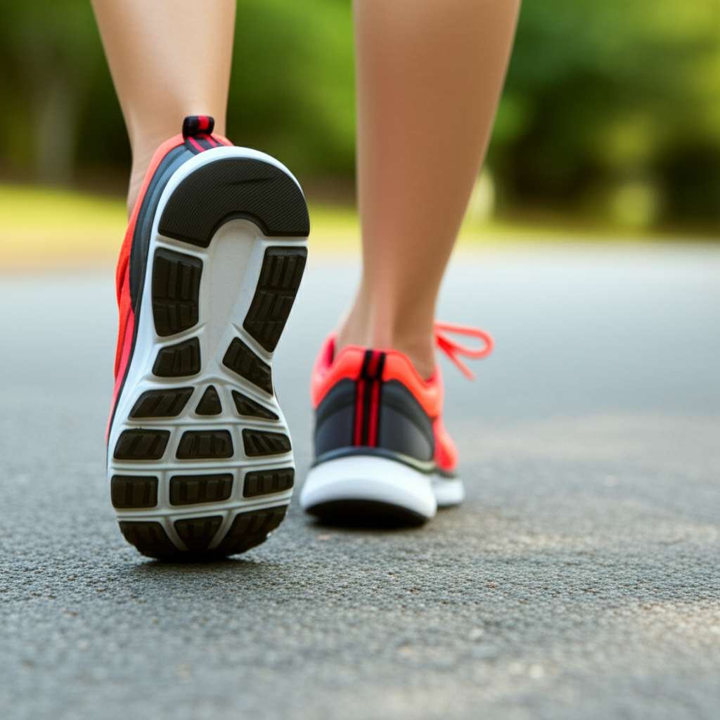 Generate a high-quality, relevant image prompt for an article about: Can I Lose Weight By Walking 30