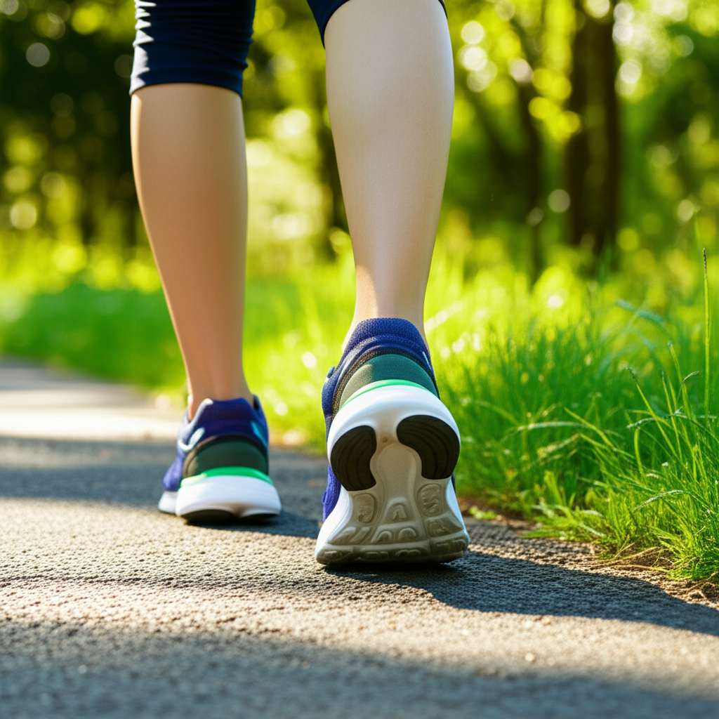 Generate a high-quality, relevant image prompt for an article about: Can I Lose Weight By Walking 30