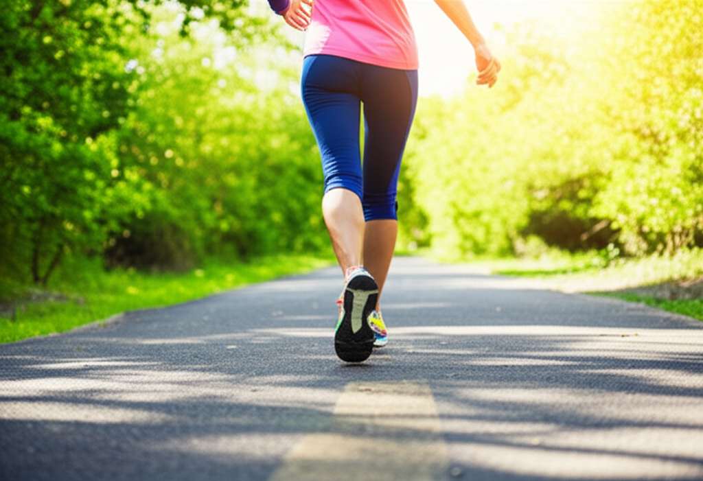 Generate a high-quality, relevant image prompt for an article about: Can I Lose Weight By Walking 30