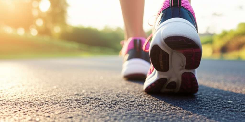 Generate a high-quality, relevant image prompt for an article about: How Can I Lose Weight By Walkin
