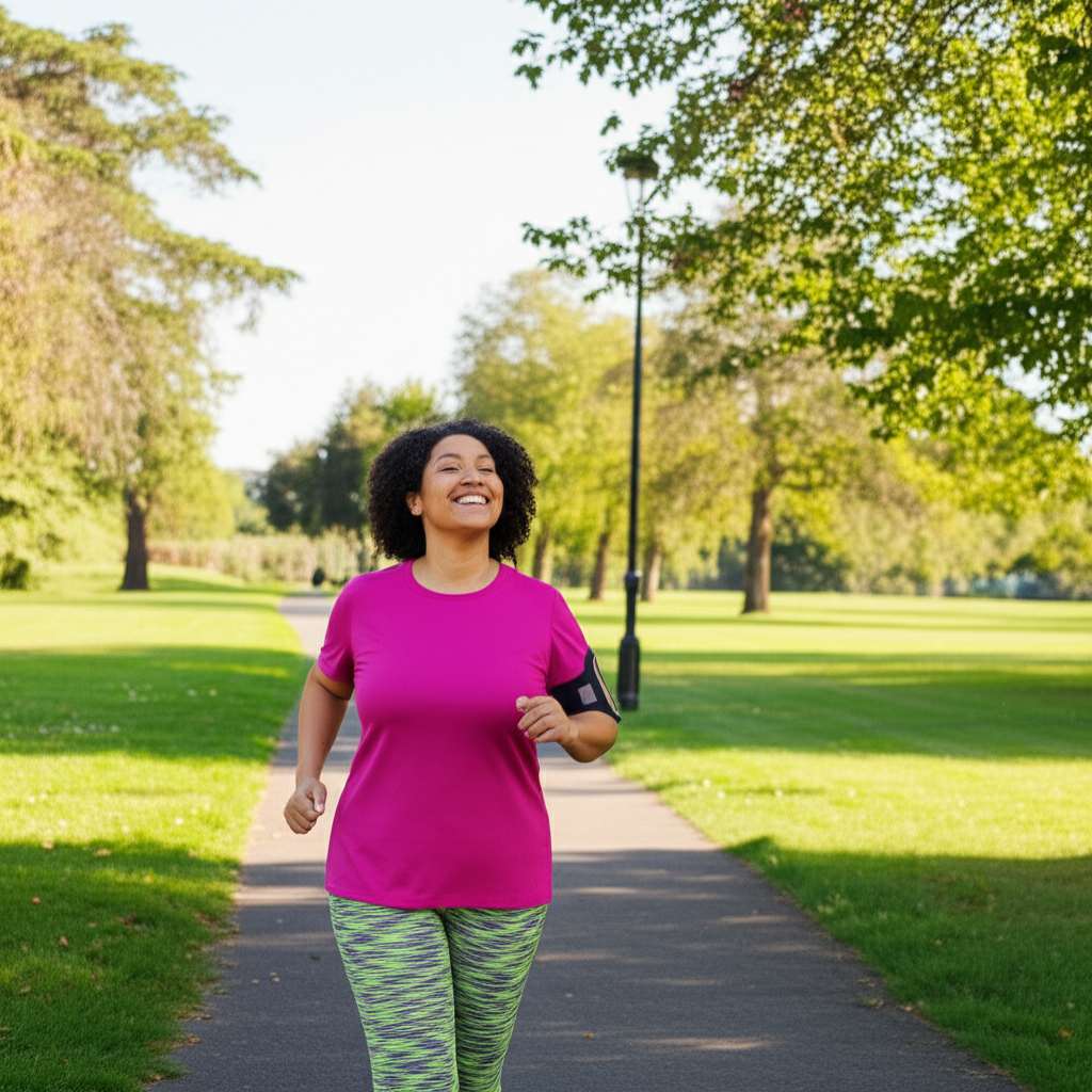 Generate a high-quality, relevant image prompt for an article about: How Much Weight Can I Lose Walk