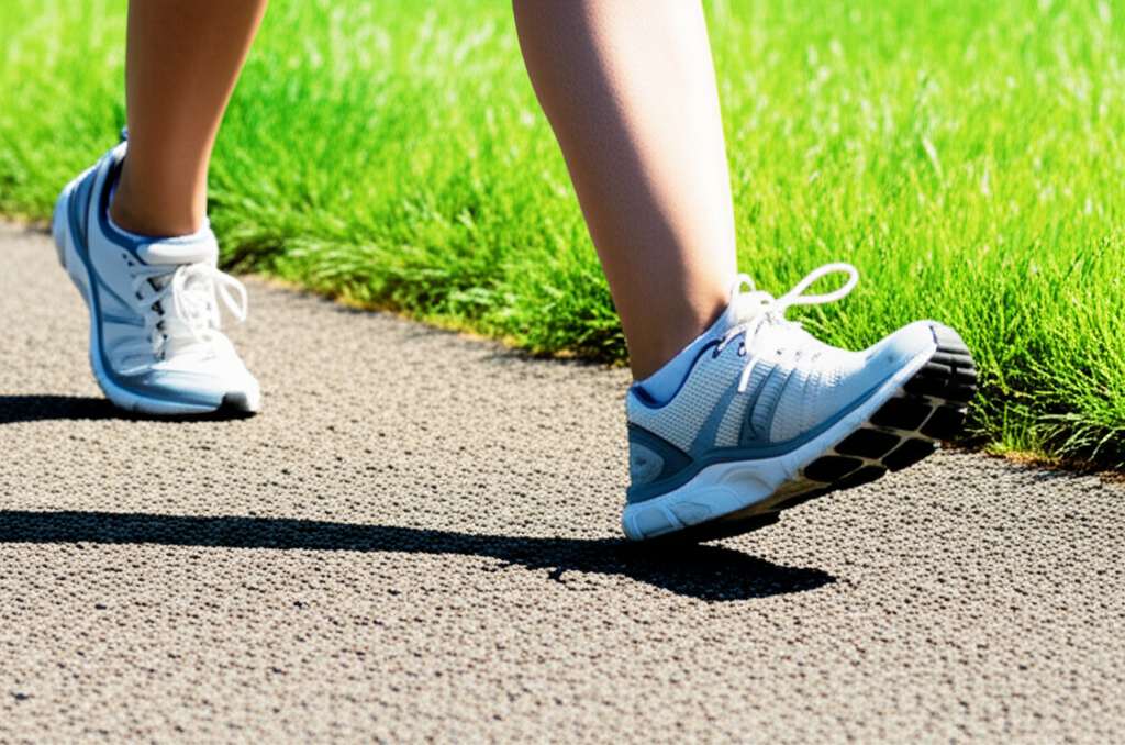 Generate a high-quality, relevant image prompt for an article about: Can You Lose Belly Fat By Walki
