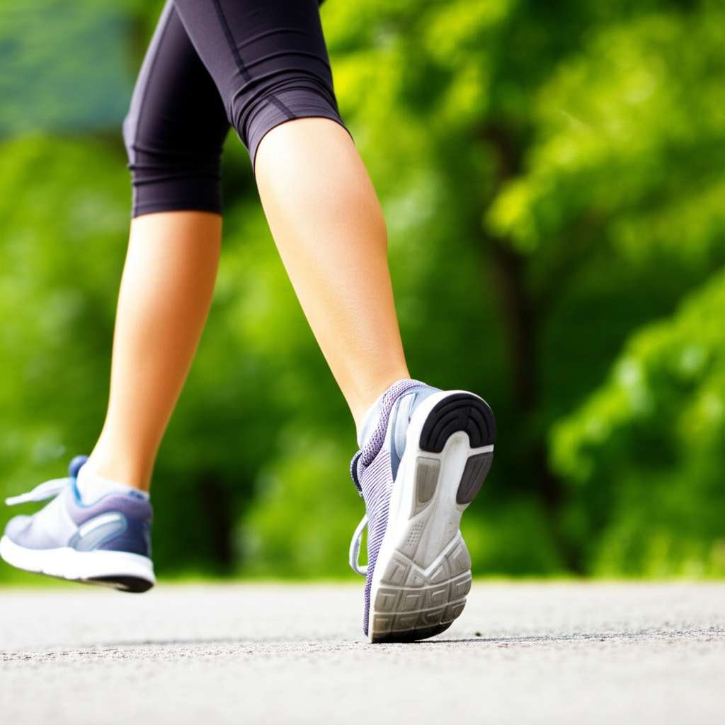 Generate a high-quality, relevant image prompt for an article about: How Can I Lose Thigh Fat By Wal