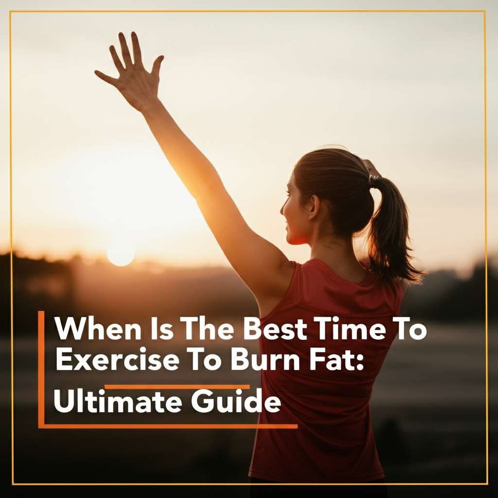 Generate a high-quality, relevant image prompt for an article about: When Is The Best Time To Exerci
