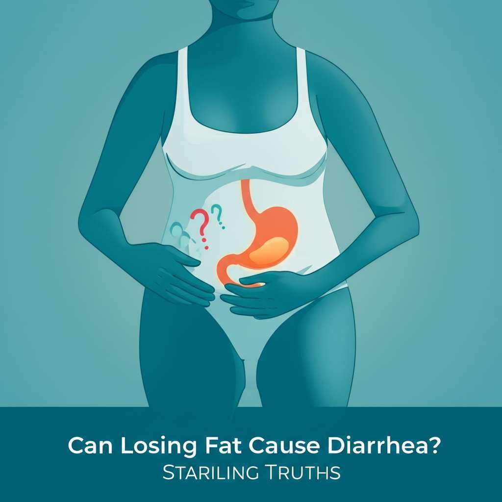 Generate a high-quality, relevant image prompt for an article about: Can Losing Fat Cause Diarrhea?
