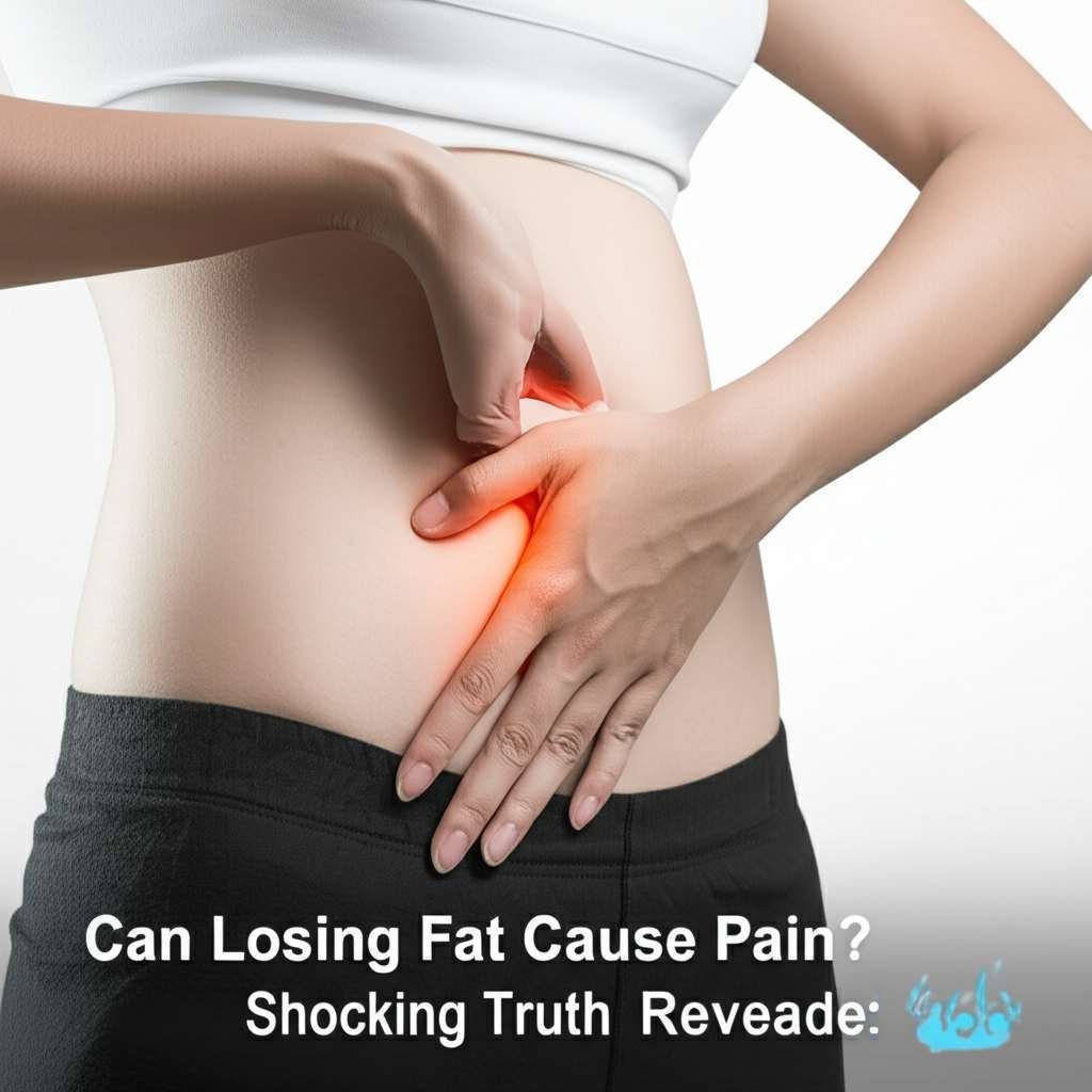 Generate a high-quality, relevant image prompt for an article about: Can Losing Fat Cause Pain? Shoc