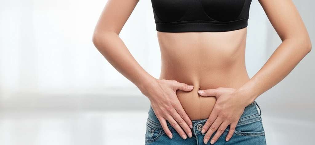 Generate a high-quality, relevant image prompt for an article about: Can Losing Fat Cause Pain? Shoc