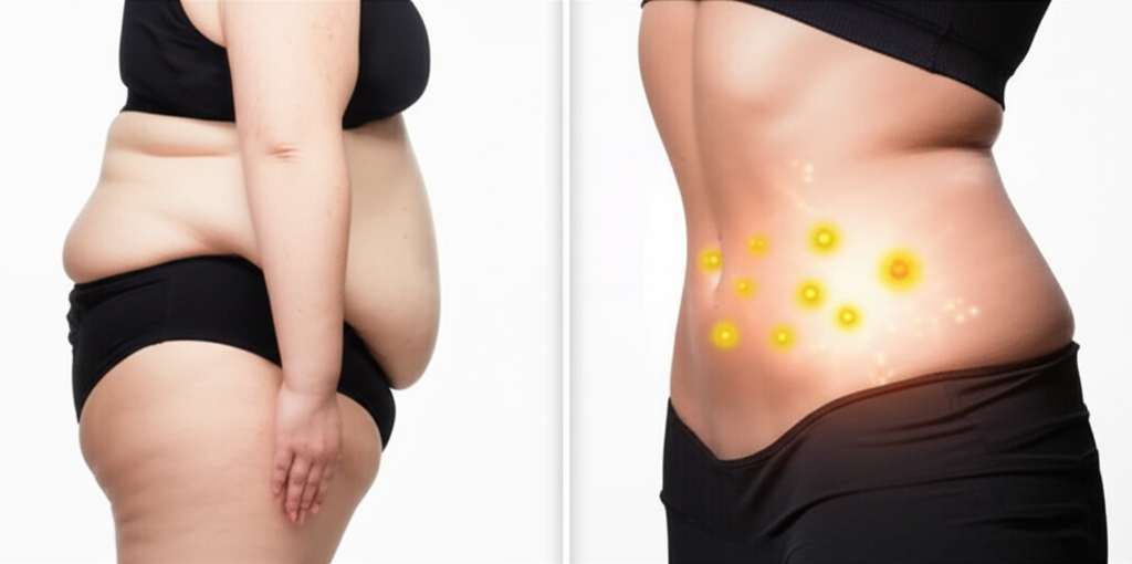 Generate a high-quality, relevant image prompt for an article about: How Does Losing Fat Works: Amaz