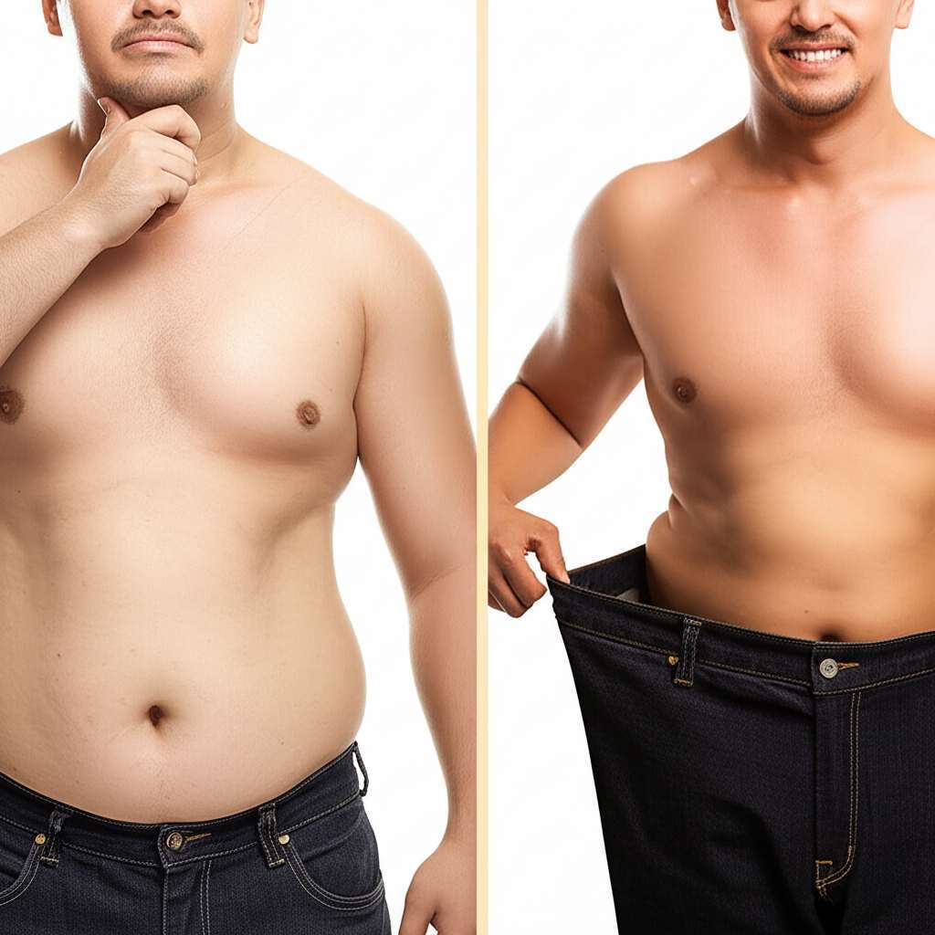 Generate a high-quality, relevant image prompt for an article about: How Does Losing Fat Works: Amaz