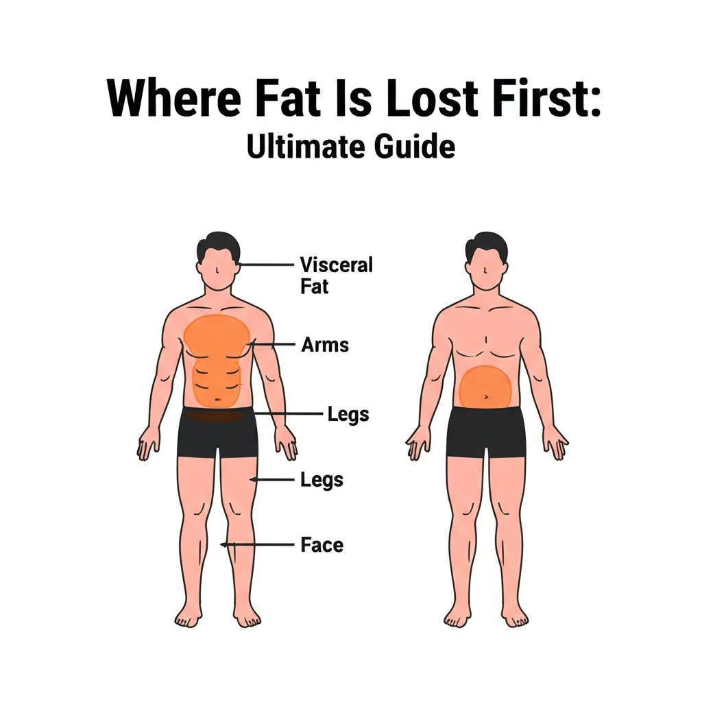 Generate a high-quality, relevant image prompt for an article about: Where Fat Is Lost First: Ultima