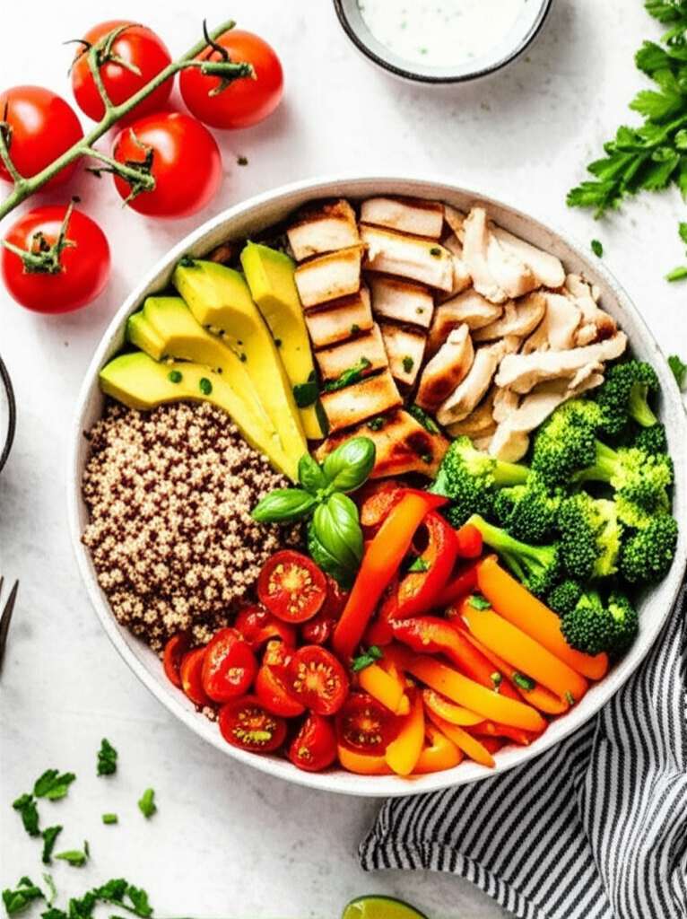 Generate a high-quality, relevant image prompt for an article about: Fat Loss Recipes For Dinner: Am