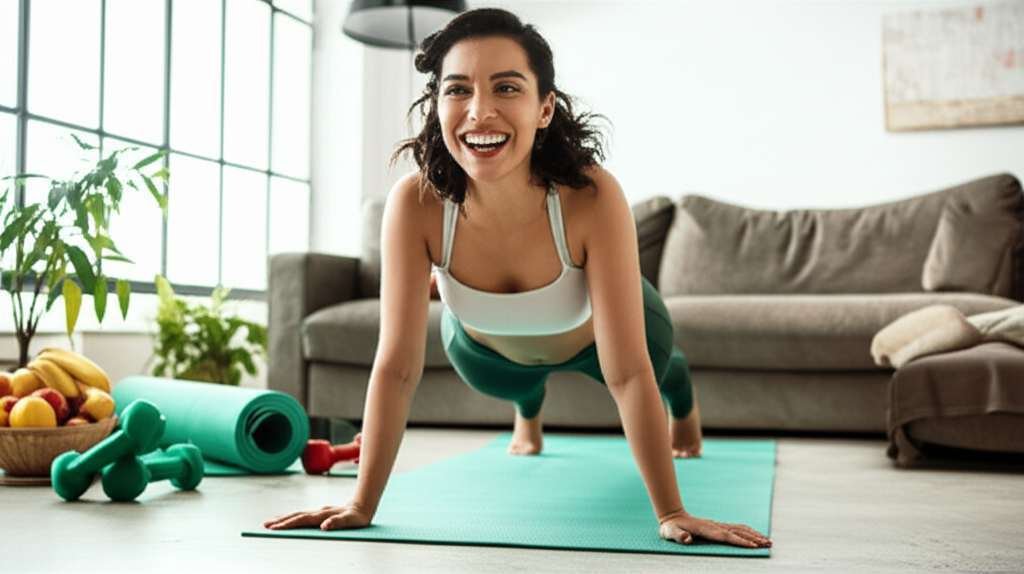 Generate a high-quality, relevant image prompt for an article about: Fat Loss Ideas At Home: Amazing