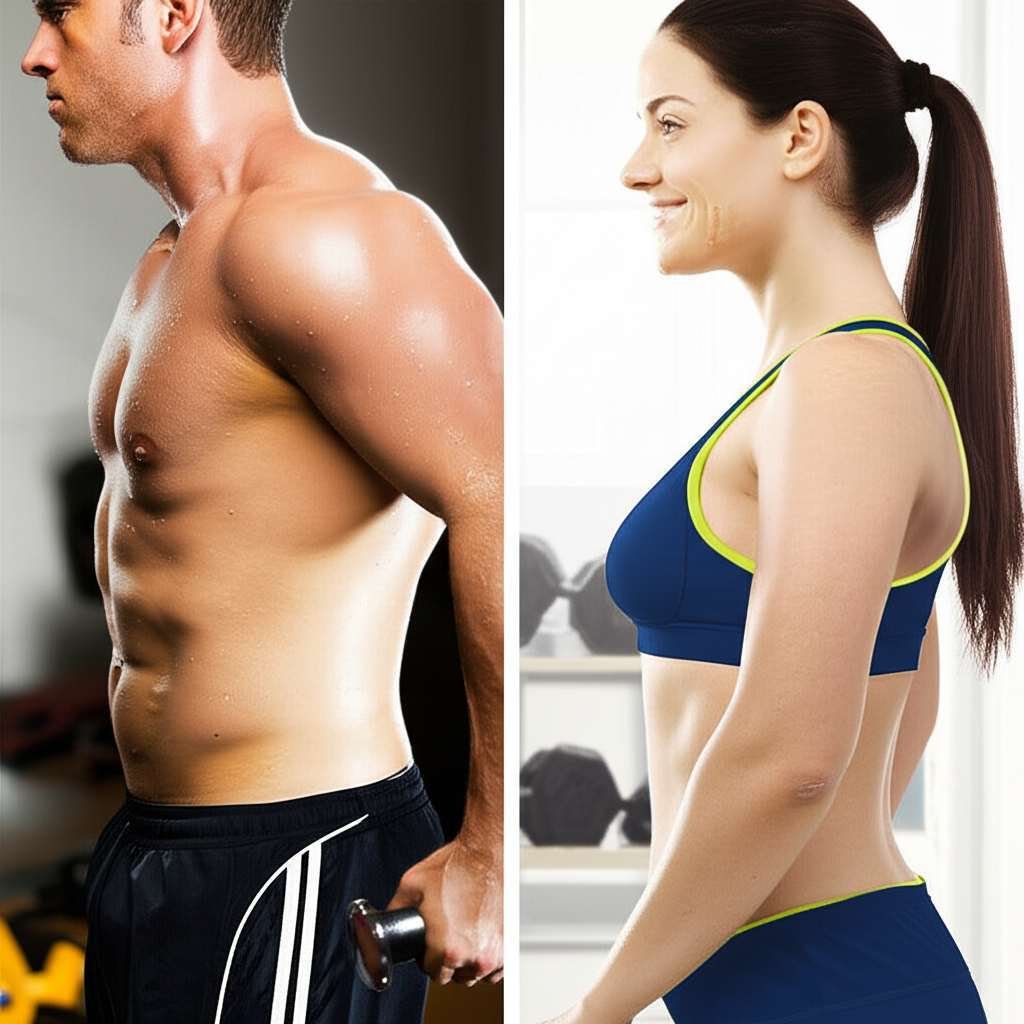 Generate a high-quality, relevant image prompt for an article about: What Burning Fat Looks Like: Am