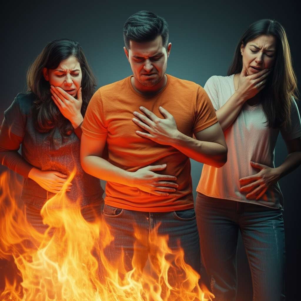 Generate a high-quality, relevant image prompt for an article about: Can Burning Fat Cause Gas? Shoc