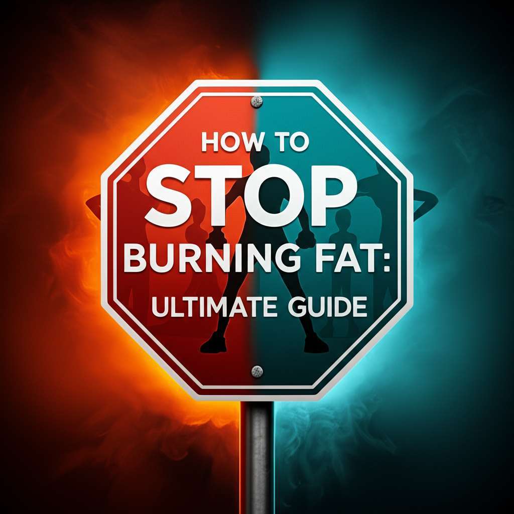 Generate a high-quality, relevant image prompt for an article about: How To Stop Burning Fat: Ultima