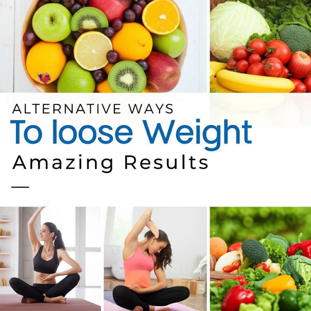 Generate a high-quality, relevant image prompt for an article about: Alternative Ways To Lose Weight