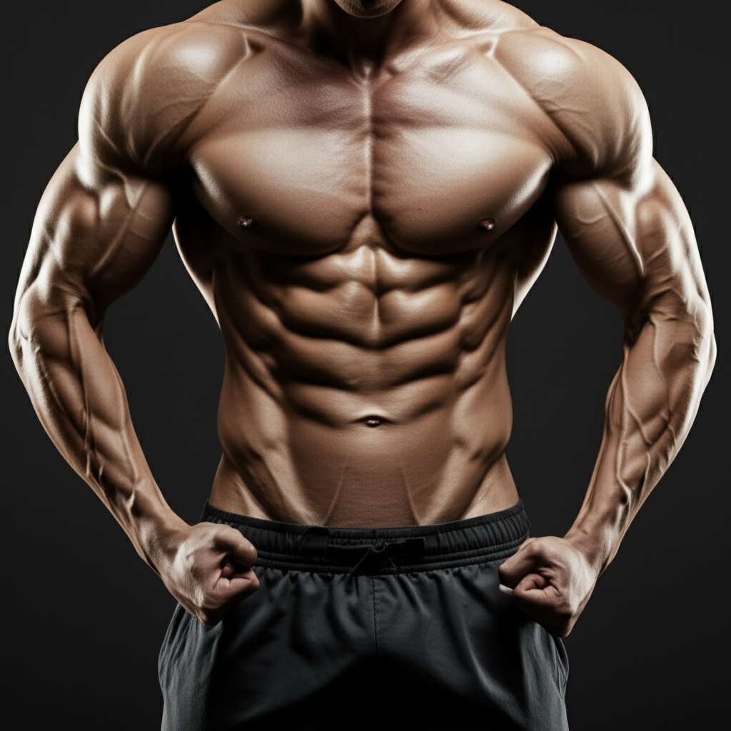 Generate a high-quality, relevant image prompt for an article about: Is Lose Fat Build Muscle: Aweso