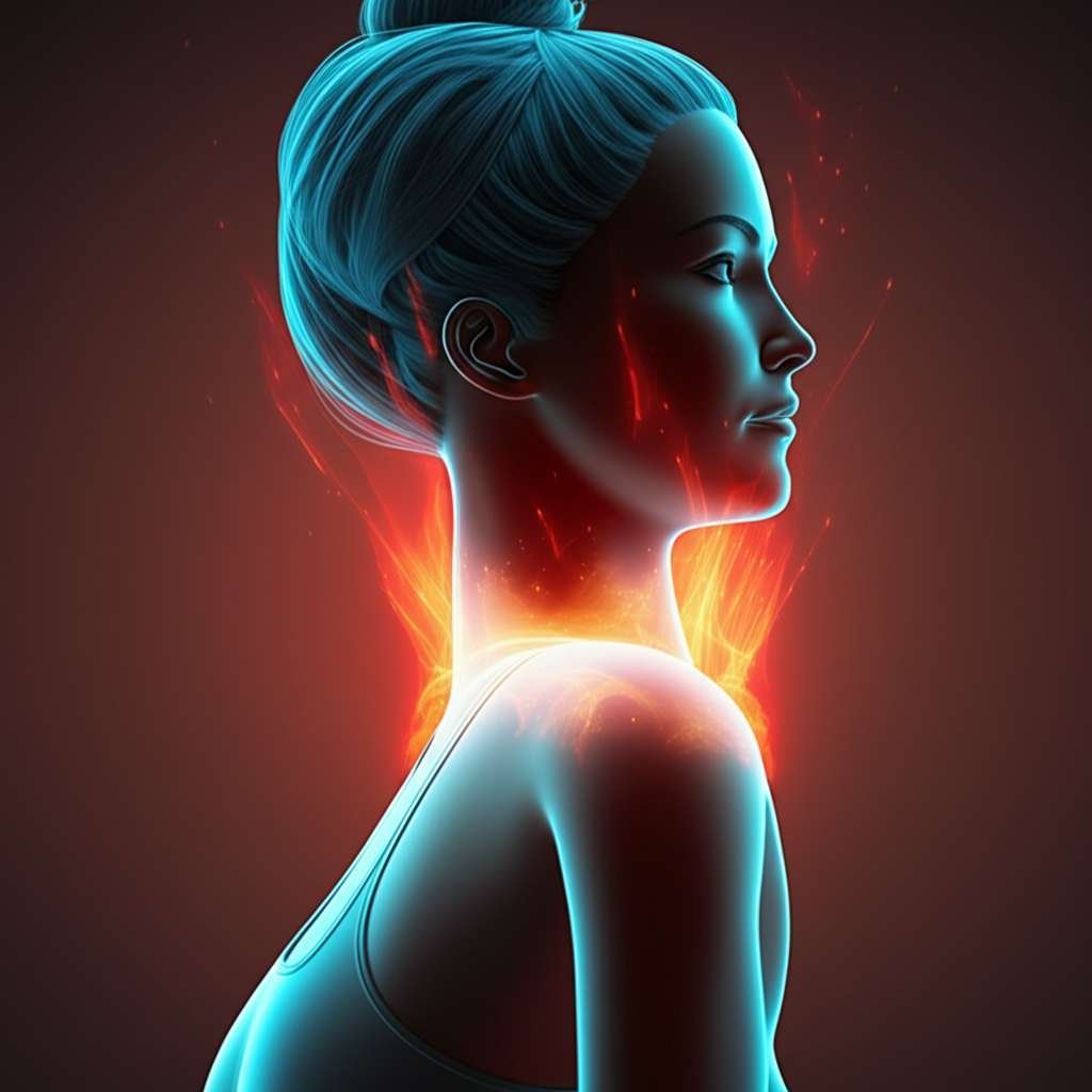 Generate a high-quality, relevant image prompt for an article about: Does Burning Fat Cause Sweating