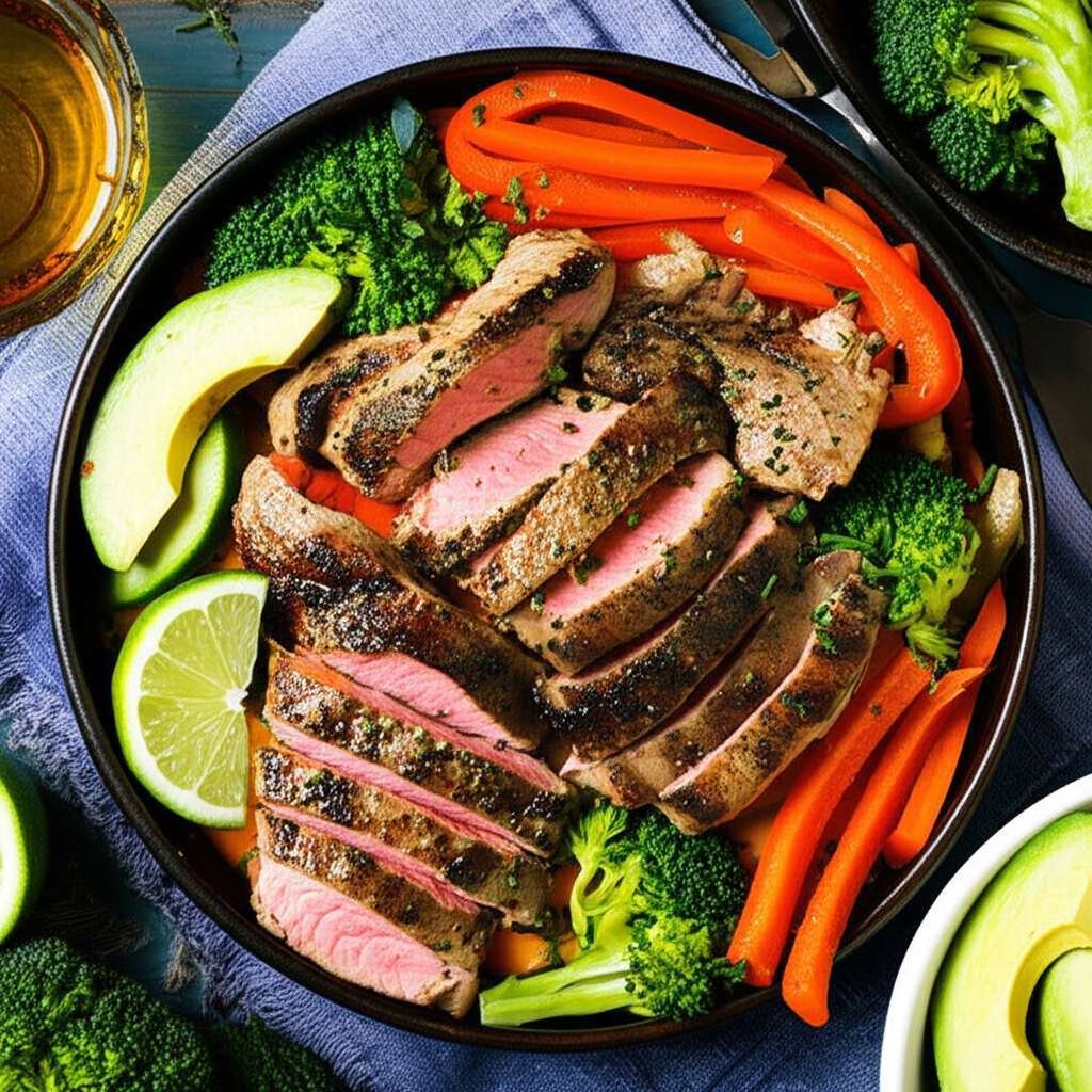 Generate a high-quality, relevant image prompt for an article about: Fat Burning Recipes for Dinner: