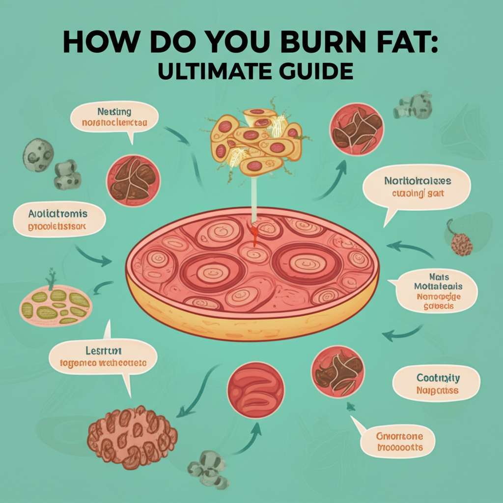 Generate a high-quality, relevant image prompt for an article about: How Do You Burn Fat: Ultimate G