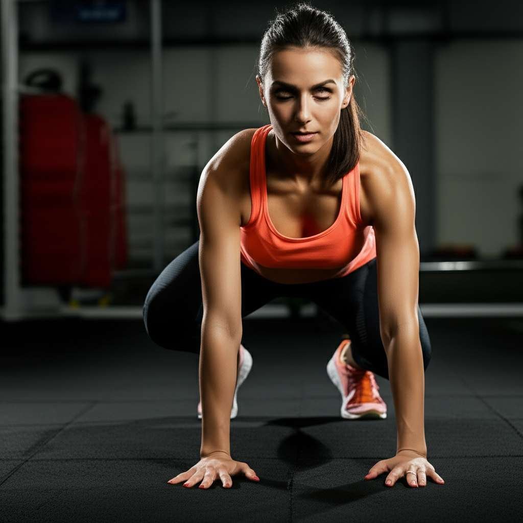 Generate a high-quality, relevant image prompt for an article about: Burn Fat And Not Muscle: **Bril