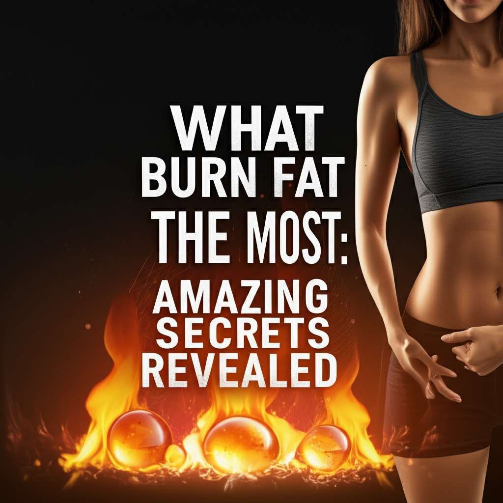 Generate a high-quality, relevant image prompt for an article about: What Burn Fat The Most: Amazing