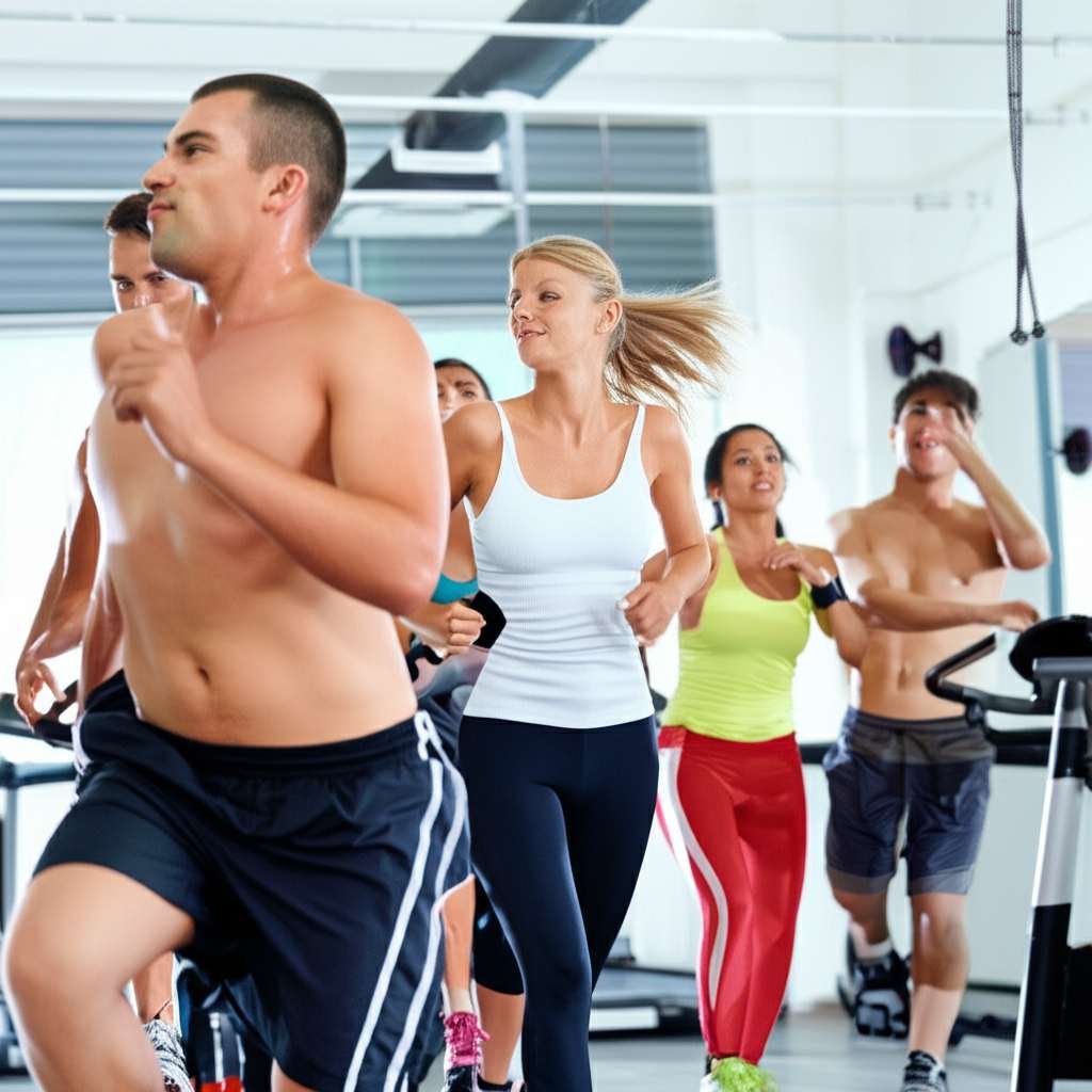 Generate a high-quality, relevant image prompt for an article about: Burn Fat Not Muscle Cardio: Ult