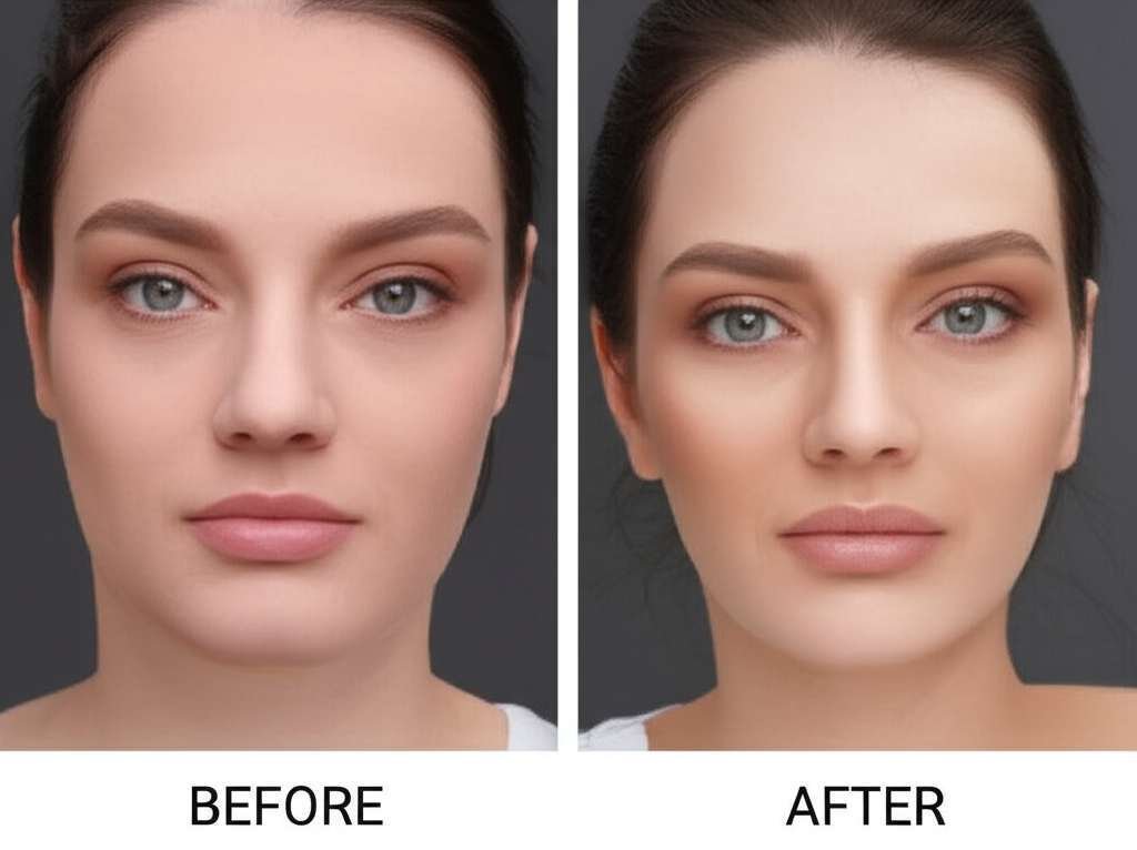 Generate a high-quality, relevant image prompt for an article about: Why Can I Lose Face Fat: Amazin