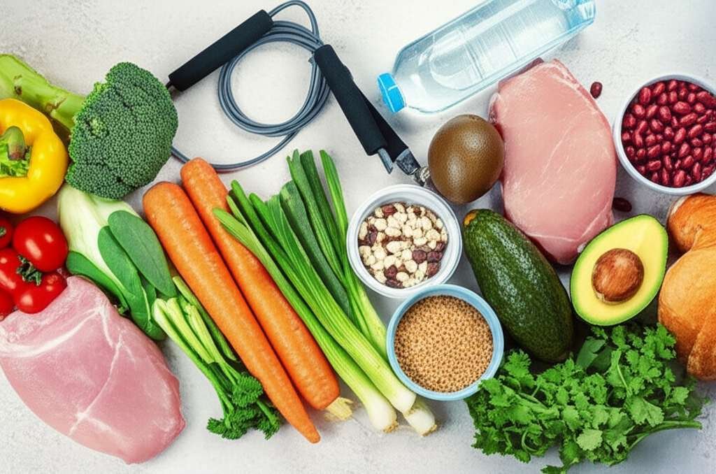 Generate a high-quality, relevant image prompt for an article about: How To Avoid Fat Loss Plateau: