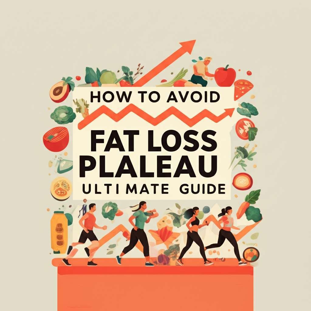 Generate a high-quality, relevant image prompt for an article about: How To Avoid Fat Loss Plateau: