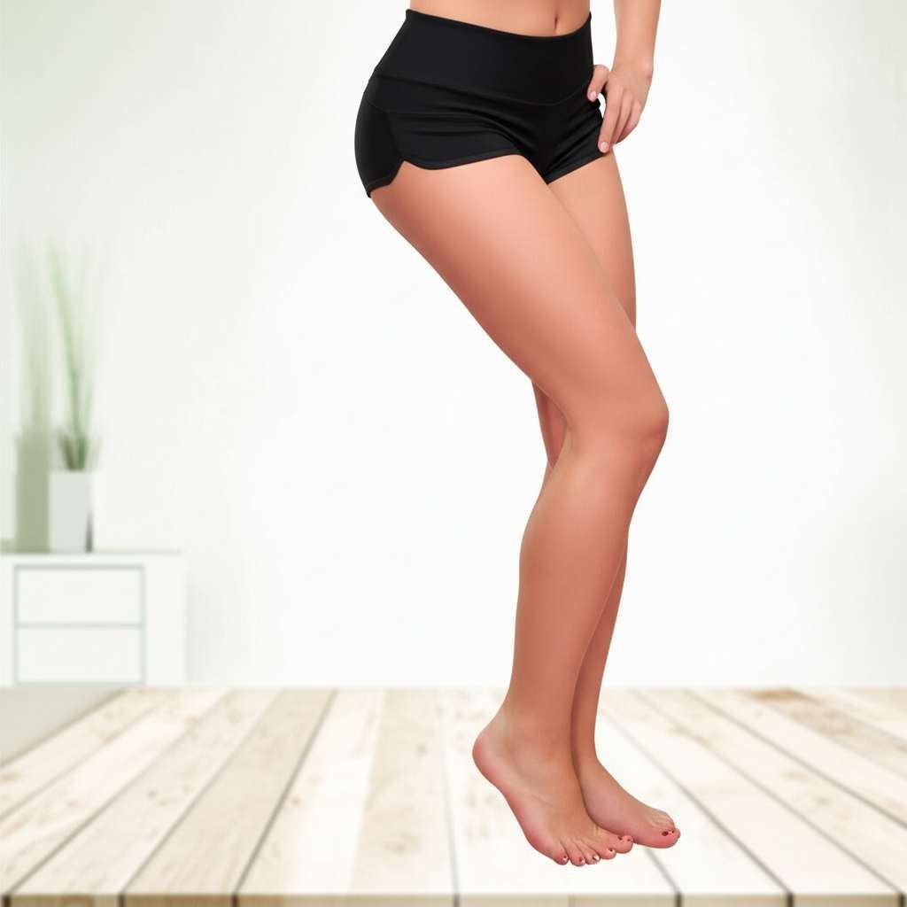 Generate a high-quality, relevant image prompt for an article about: Best Way To Lose Fat In Thighs: