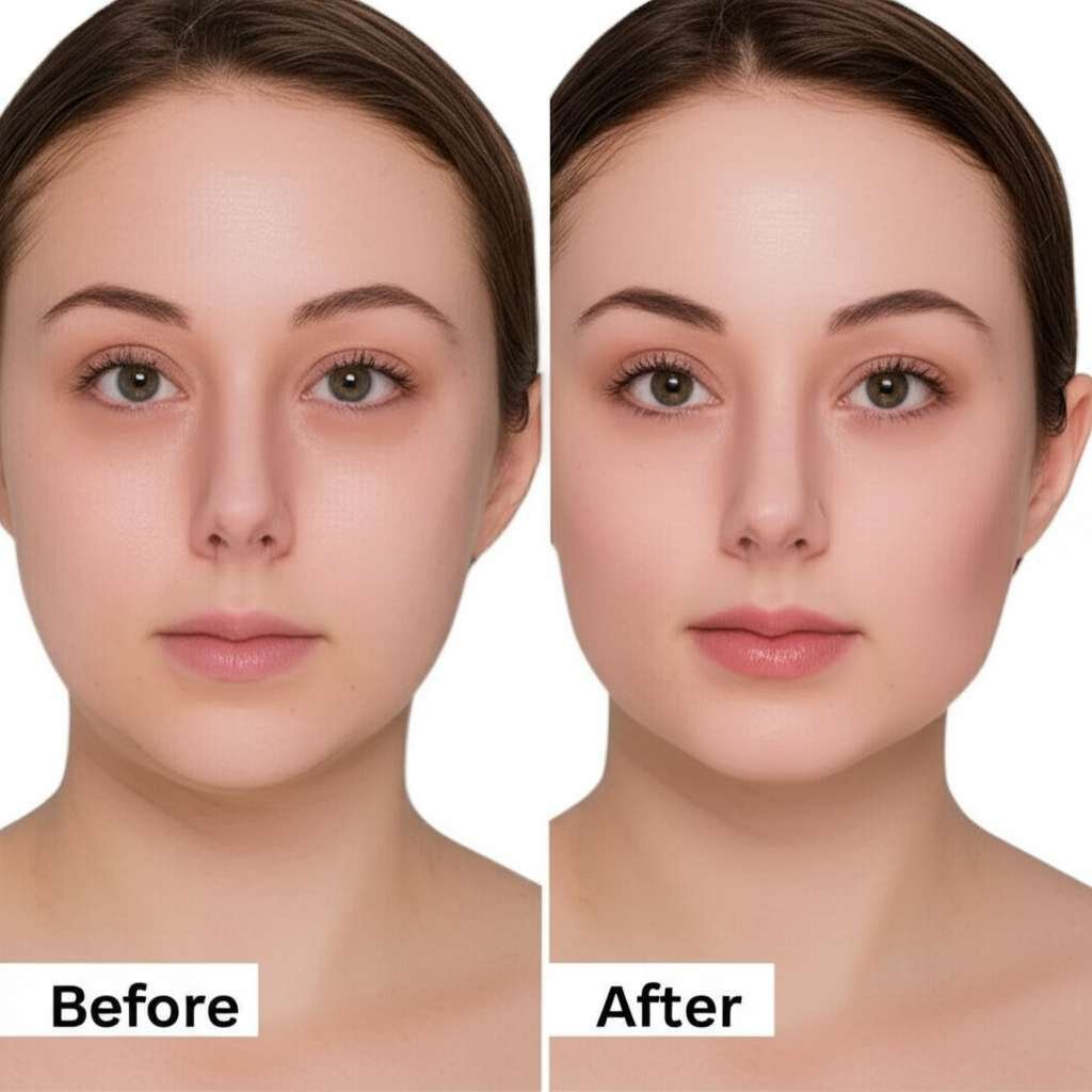 Generate a high-quality, relevant image prompt for an article about: How To Get Lose Fat On Face: Am